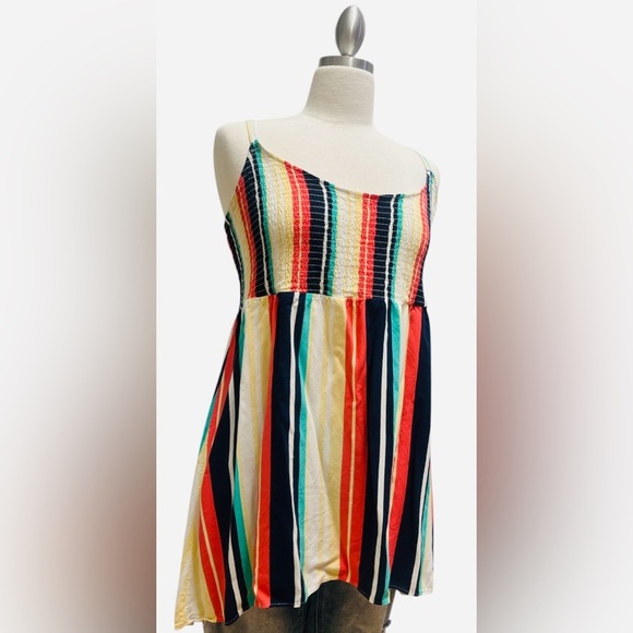 Torrid Multicolor Striped Tank Top - Picture 5 of 7
